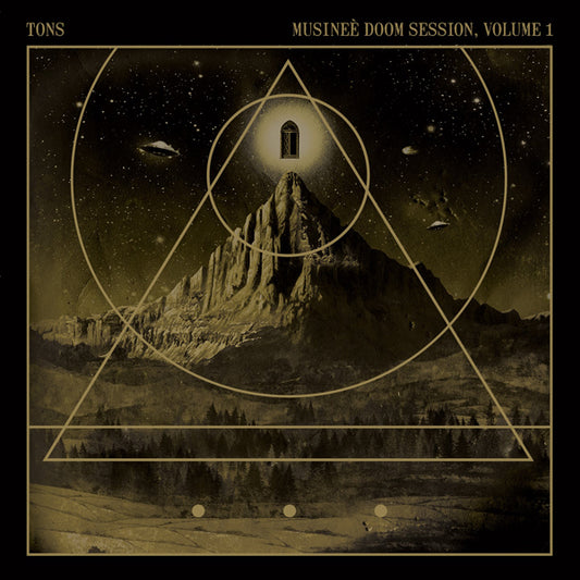 Tons - Musineè Doom Session, Vol 1 (2022 Remastered)(Tie Dye Black/Gold/White Vinyl) - Doom Metal - LP