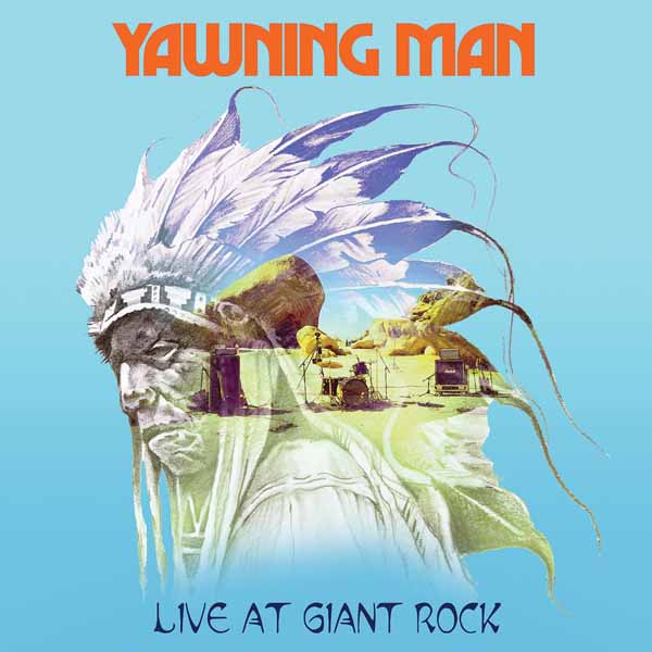 Yawning Man - Live At Giant Rock (Alt Cover)(Yellow W/ Green Blob W/ Orange Splatter) - Stoner Metal/Rock - LP