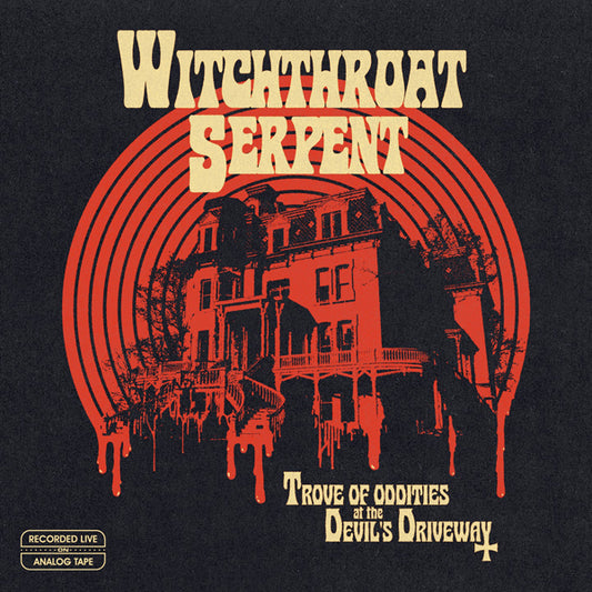 Witchthroat Serpent - Trove Of Oddities At The Devil'S Driveway (Transparent With Red Swirl And Black Splatter) - Stoner Metal/Rock - LP