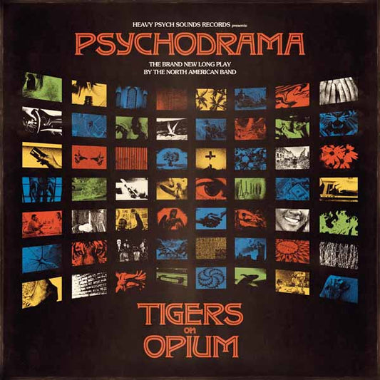 Tigers On Opium - Psychodrama (3 Colour Striped Blue/Black/Red Vinyl) - Rock - LP