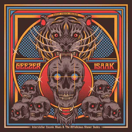 Geezer / Isaak - Interstellar Cosmic Blues & The Riffalicious Stoner Dudes (Trans W/ Red/Blue Splatter Vinyl) - Stoner Metal/Rock - LP