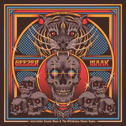 Geezer / Isaak - Interstellar Cosmic Blues & The Riffalicious Stoner Dudes (Trans W/ Red/Blue Splatter Vinyl) - Stoner Metal/Rock - Music Vinyl LP