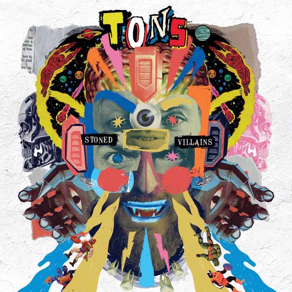 Tons - Stoned Villains (Solid Pink Vinyl) - Stoner Metal/Rock - LP