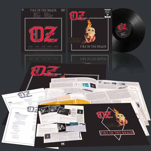Oz - Fire In The Brain (Super Deluxe + Booklet + Insert + Poster) - Metal - LP