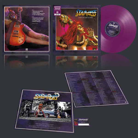 Stainless - Lady Of Lust & Steel (Neon Violet Vinyl) - Metal - LP