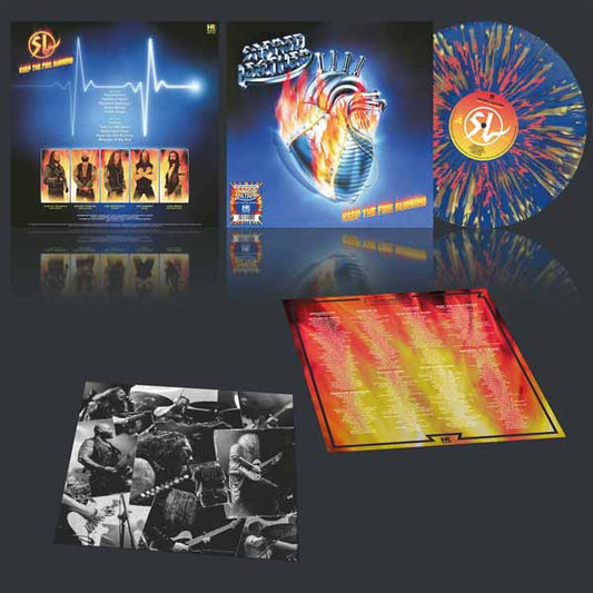 Sacred Leather - Keep The Fire Burning (Multi-Splatter Vinyl) - Metal - LP