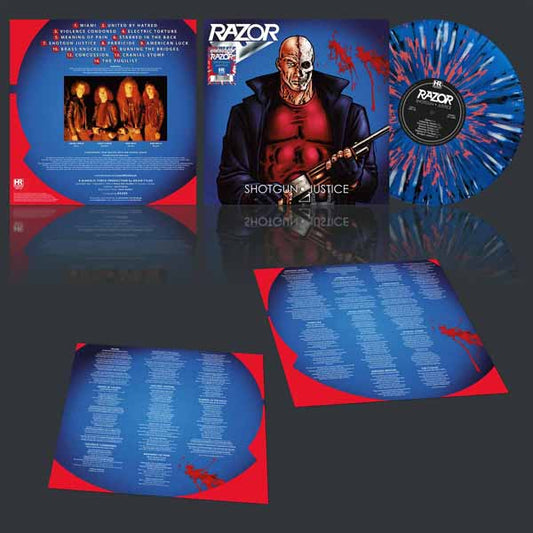 Razor - Shotgun Justice (Multi-Splatter Vinyl) - Metal - LP
