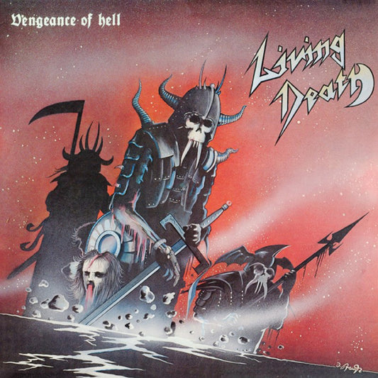 Living Death - Vengeance Of Hell (Clear / Red Marbled Vinyl) - Metal - LP
