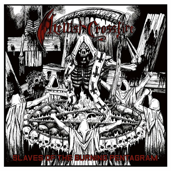 Hellish Crossfire - Slaves Of The Burning Pentagram (Black Vinyl) - Metal - LP