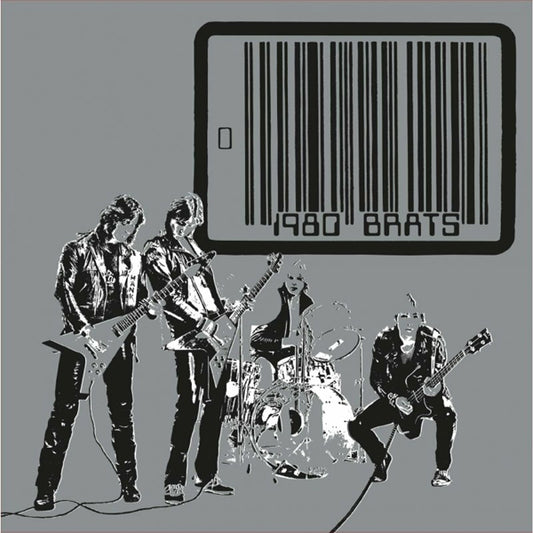 Brats - 1980 (Black/ Silver Bi-Color Split Vinyl) - Metal - LP