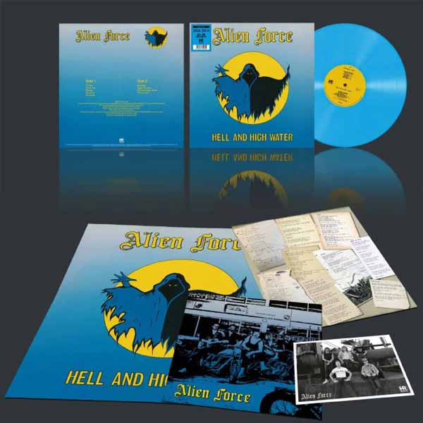 Alien Force - Hell And High Water (Blue Vinyl) - Metal - LP