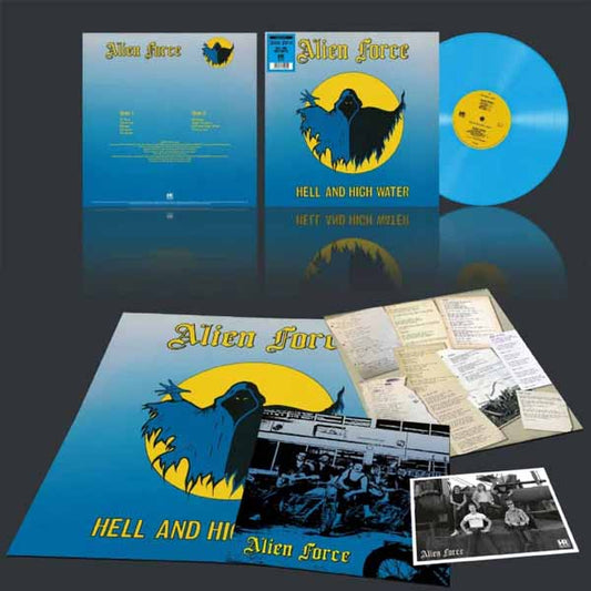 Alien Force - Hell And High Water (Blue Vinyl) - Metal - LP