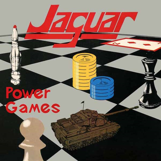 Jaguar - Power Games (+ 7 Inch) (Silver Vinyl) - Metal - DLP