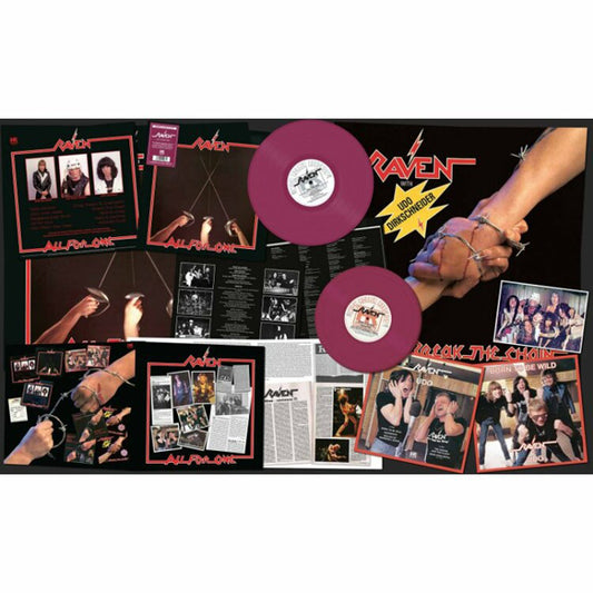 Raven - All For One (Purple Vinyl +10'' Vinyl) - Metal - DLP