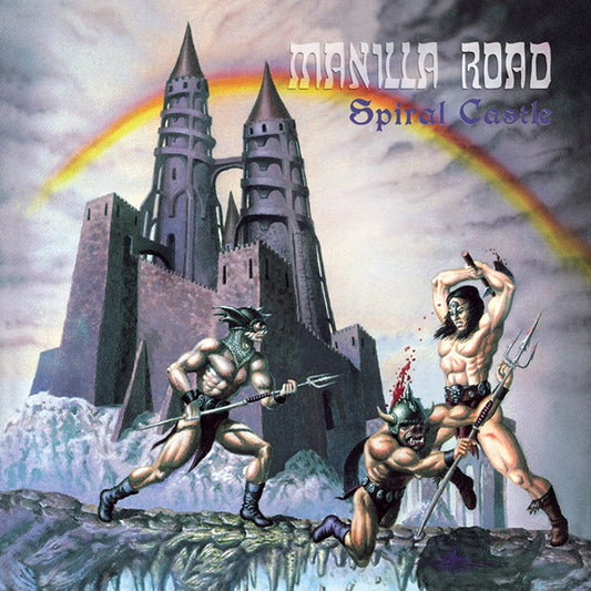 Manilla Road - Spiral Castle (Transparent Electric Blue / White Splatter Vinyl) - Metal - LP