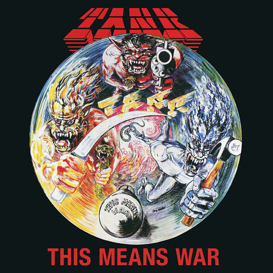 Tank - This Means War (Red/Black Vinyl) - Metal - DLP