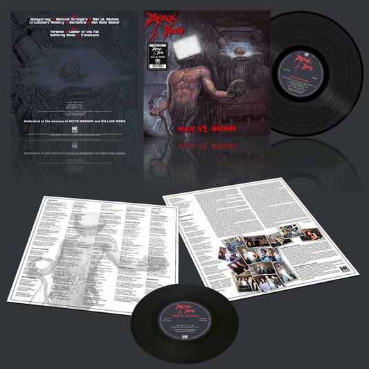 Mystic Force - Man Vs. Machine (+7") - Metal - LP