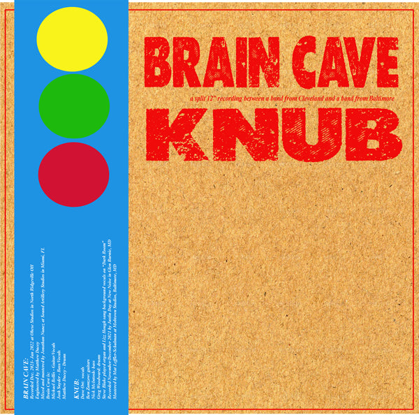 Brain Cave & Knub - Split 12 Inch - Punk - LP