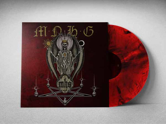 Mnhg - Necare (Transparent Red / Black Marble Vinyl) - Black Metal - LP