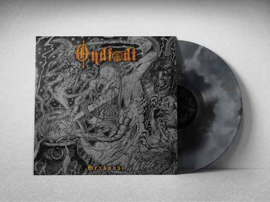 Ondfødt - Hexkonst (Transparent Black Ice / Opaque Silver Swirl Vinyl) - Black Metal - LP