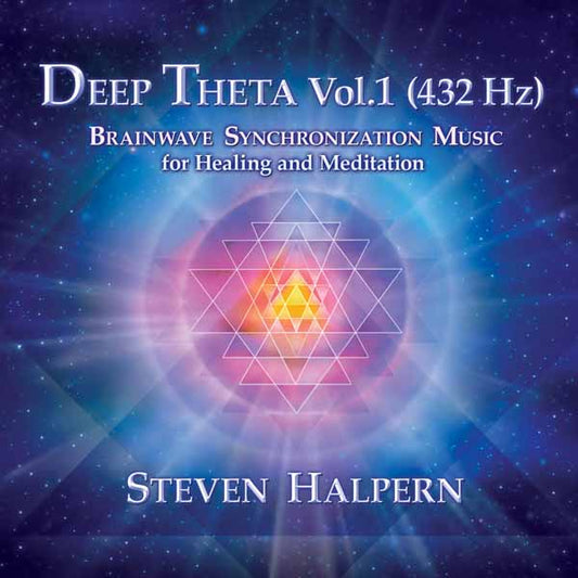Steven Halpern - Deep Theta Vol. 1 (432 Hz) Brainwave Synchronization Music For Healing And Meditation - Electronic - CD