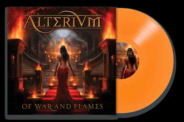 Alterium - Of War And Flames (Reissue)(Clear Orange Vinyl) - Metal - LP