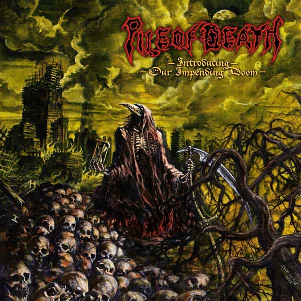 Pile Of Death - Introducing Our Impending Doom (Red Marble Vinyl) - Death Metal - LP