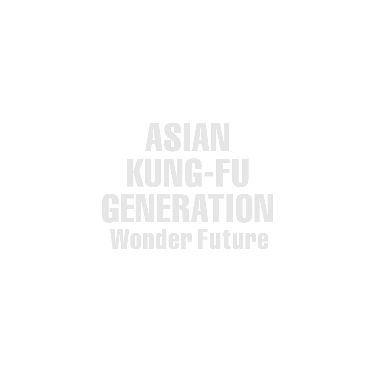 Asian Kung-Fu Generation - Wonder Future - Indie - CD