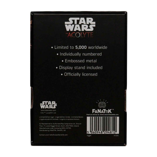 Star Wars The Acolyte Limited Edition ingot