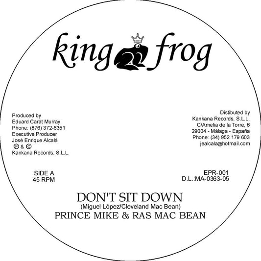 Prince Mike & Ras Macbean - Don'T Sit Down - Reggae/Ska - 7