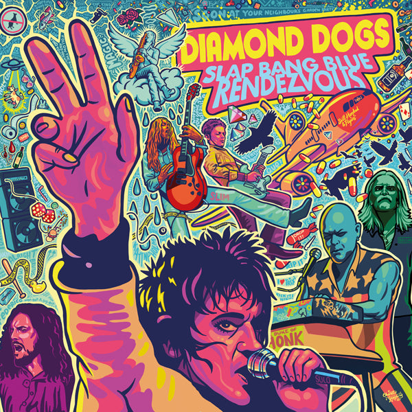 Diamond Dogs - Slap Bang Blue Rendezvous (Blue/Yellow Vinyl) - Rock - DLP