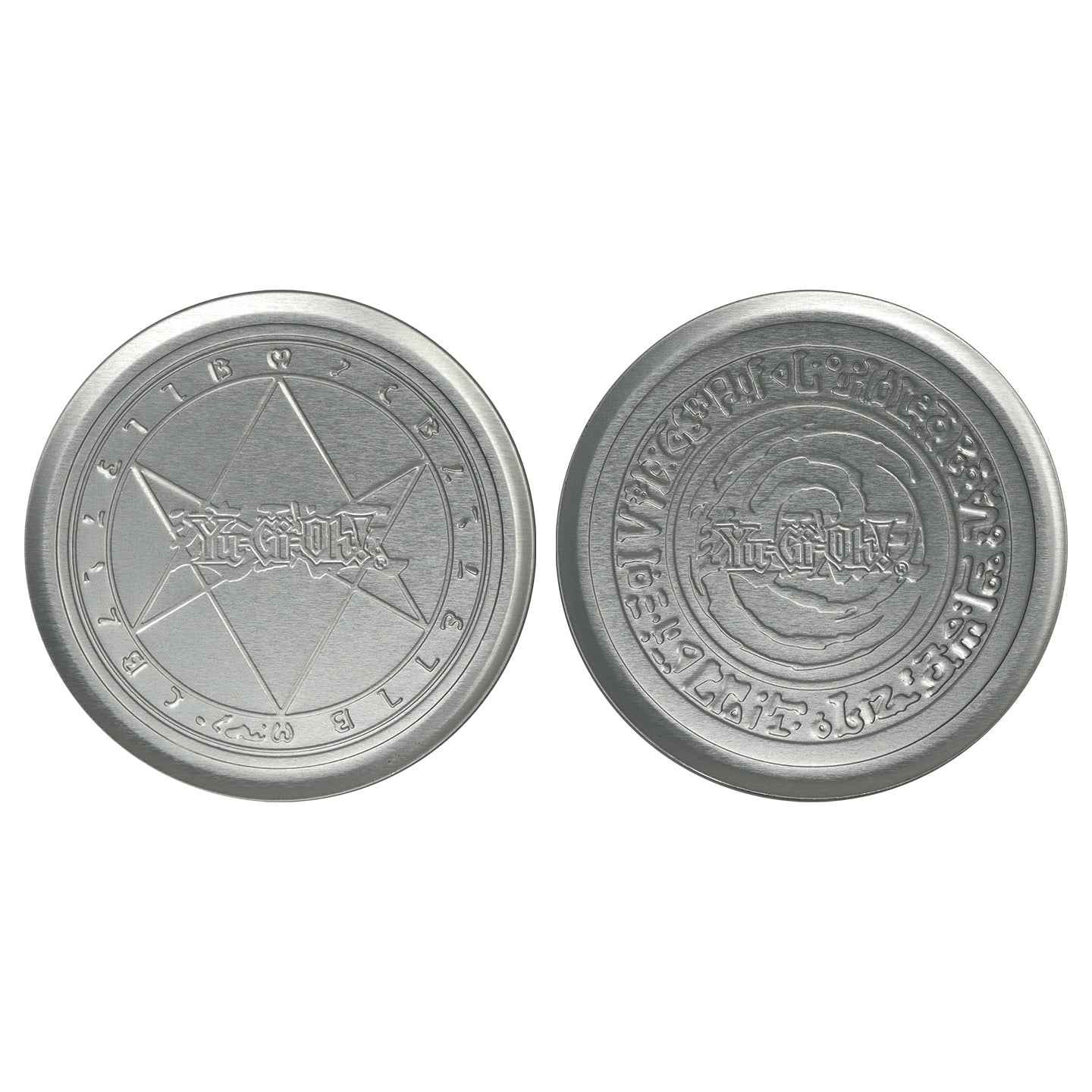 Yu-Gi-Oh! Set of 4 Embossed Metal Coasters
