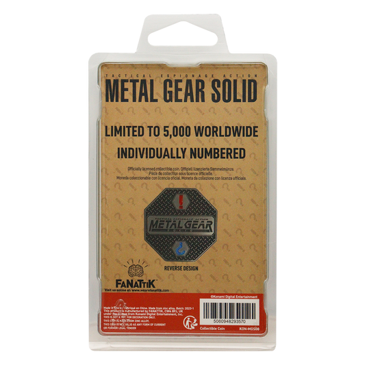 Metal Gear Solid Limited Edition 'Solid Snake' Collectible Coin