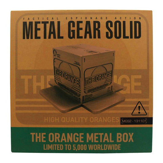 Metal Gear Solid 2 Limited Edition Replica Antique Gold Plated Cardboard Box