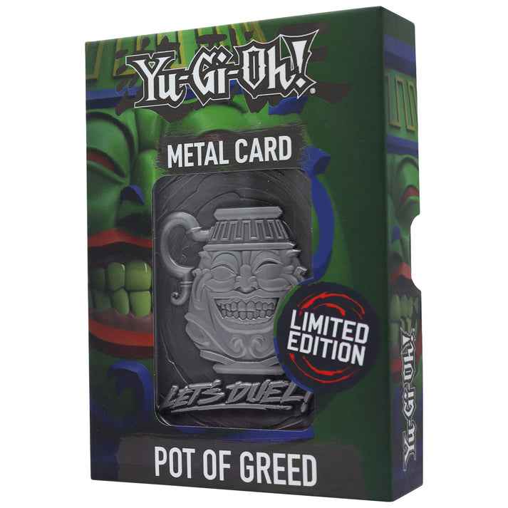 Yu-Gi-Oh! Limited Edition Pot of Greed Metal Card