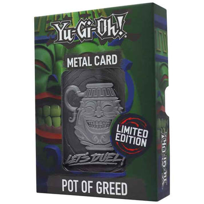 Yu-Gi-Oh! Limited Edition Pot of Greed Metal Card