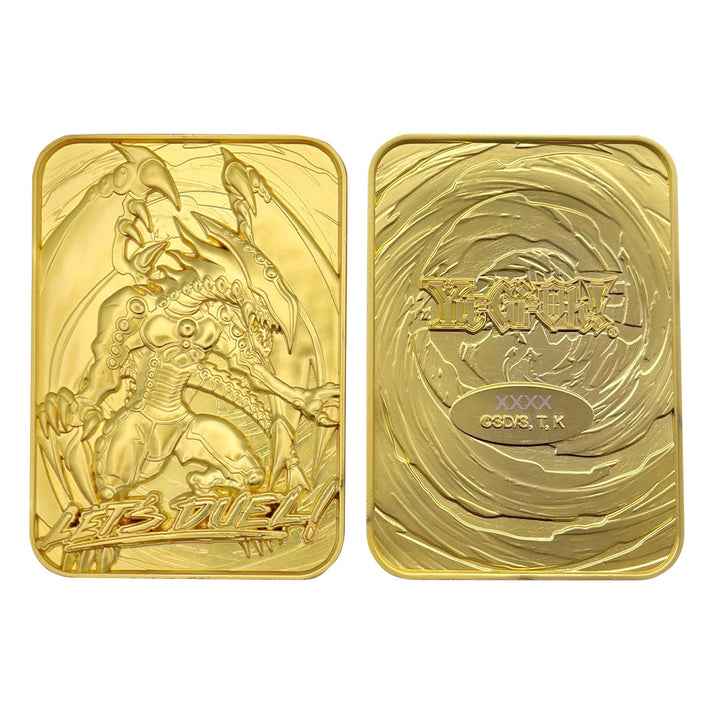 Yu-Gi-Oh! Limited Edition 24k Gold Plated Gandra the Dragon of Destruction  Metal Card