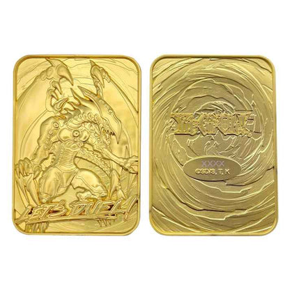 Yu-Gi-Oh! Limited Edition 24k Gold Plated Gandra the Dragon of Destruction  Metal Card