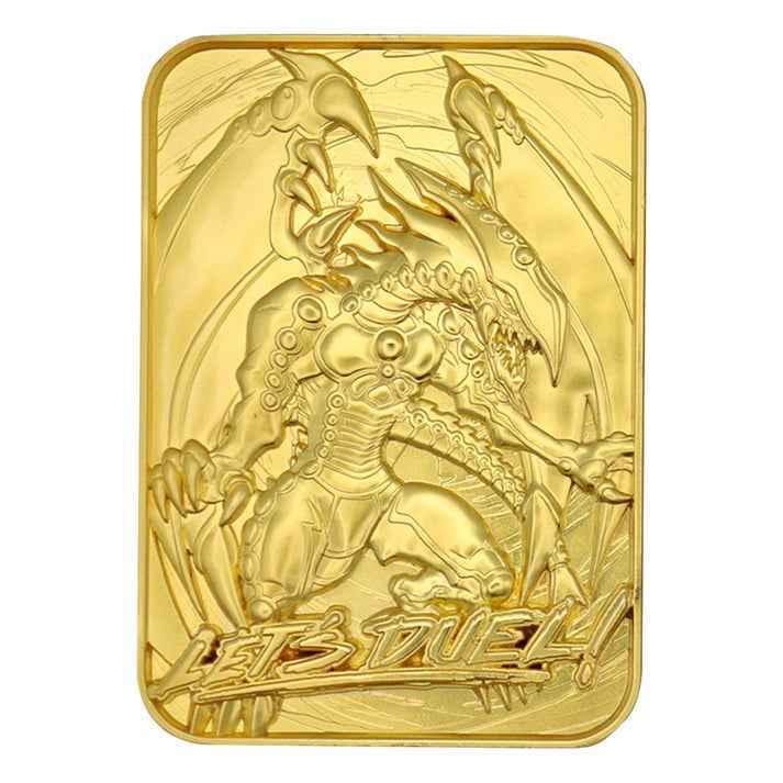 Yu-Gi-Oh! Limited Edition 24k Gold Plated Gandra the Dragon of Destruction  Metal Card