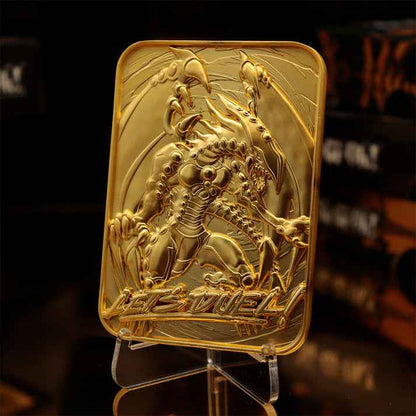 Yu-Gi-Oh! Limited Edition 24k Gold Plated Gandra the Dragon of Destruction  Metal Card