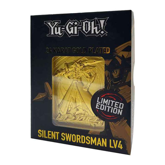 Yu-Gi-Oh! Limited Edition 24k Gold Plated Silent Swordsman Metal Card