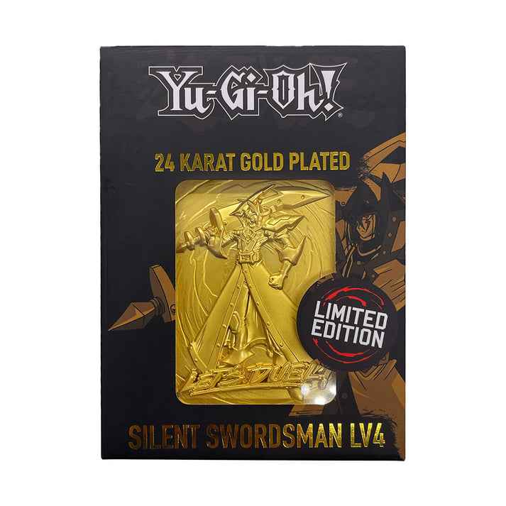 Yu-Gi-Oh! Limited Edition 24k Gold Plated Silent Swordsman Metal Card