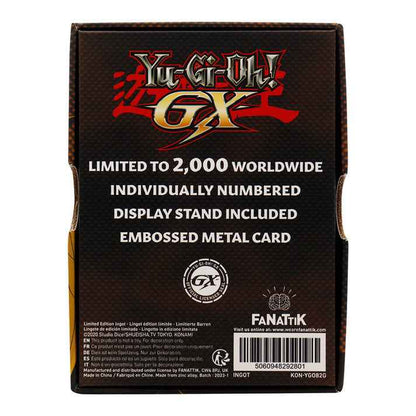 Yu-Gi-Oh! GX Elemental Hero Avian 24K Gold Plated Ingot