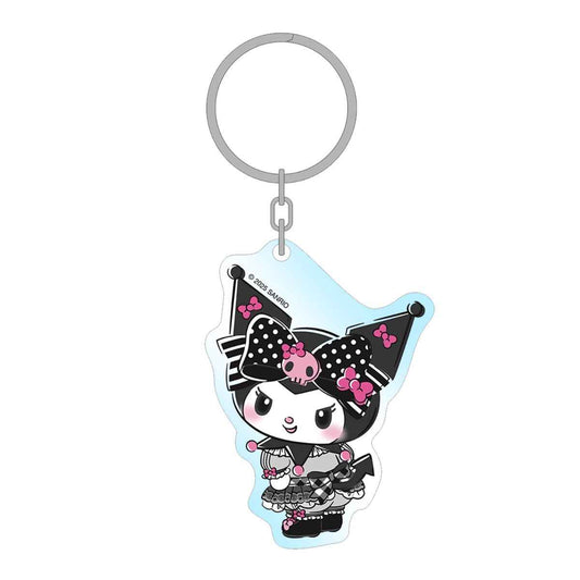 Hello Kitty: Kuromi Pink And Black Party Keyring - Sakami