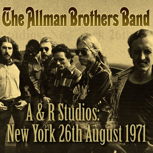 Allman Brothers Band, The - A & R Studios : New York, 26Th August, 1971 - Blues - CD