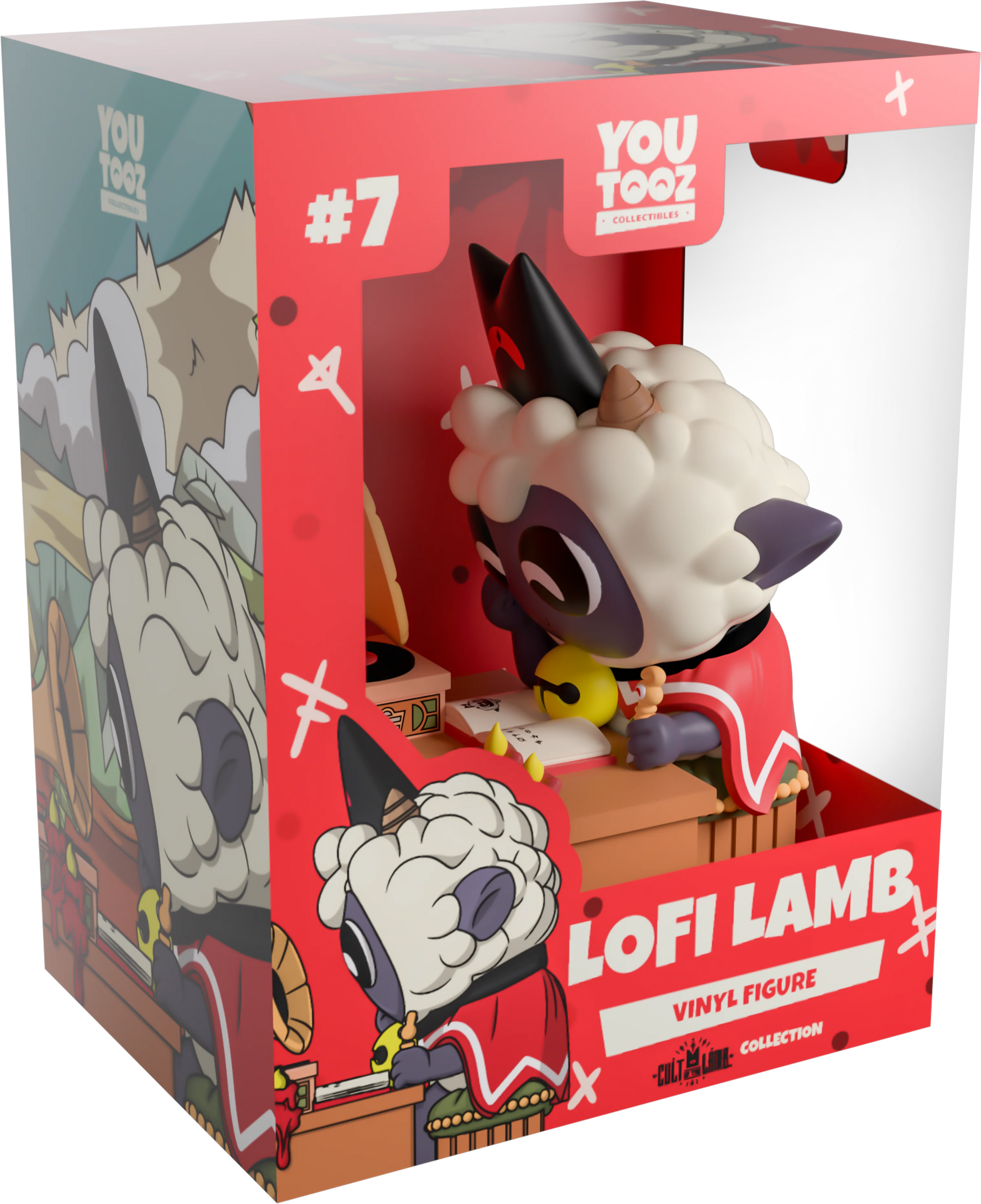 YouTooz Cult of the Lamb: Lofi Lamb Action Figure