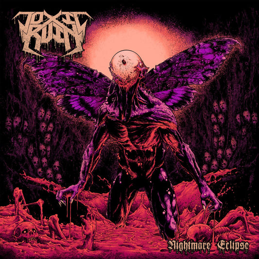 Toxic Ruin - Nightmare Eclipse (Maroon Vinyl) - Metal - LP