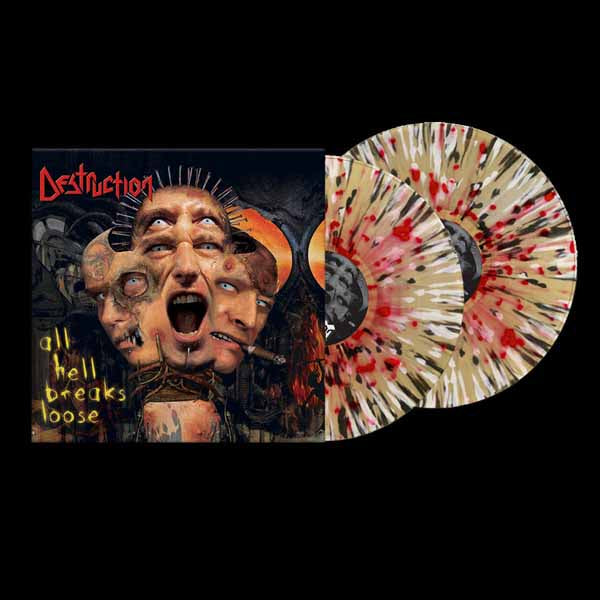 Destruction - All Hell Breaks Loose (Tears Of Blood Dotted Splatter Vinyl) - Thrash Metal - DLP