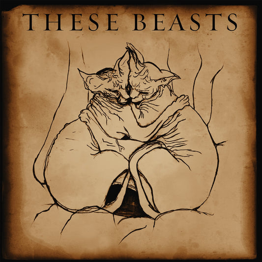 These Beasts - These Beasts (Bronze Smoke Vinyl) - Doom Metal - 12