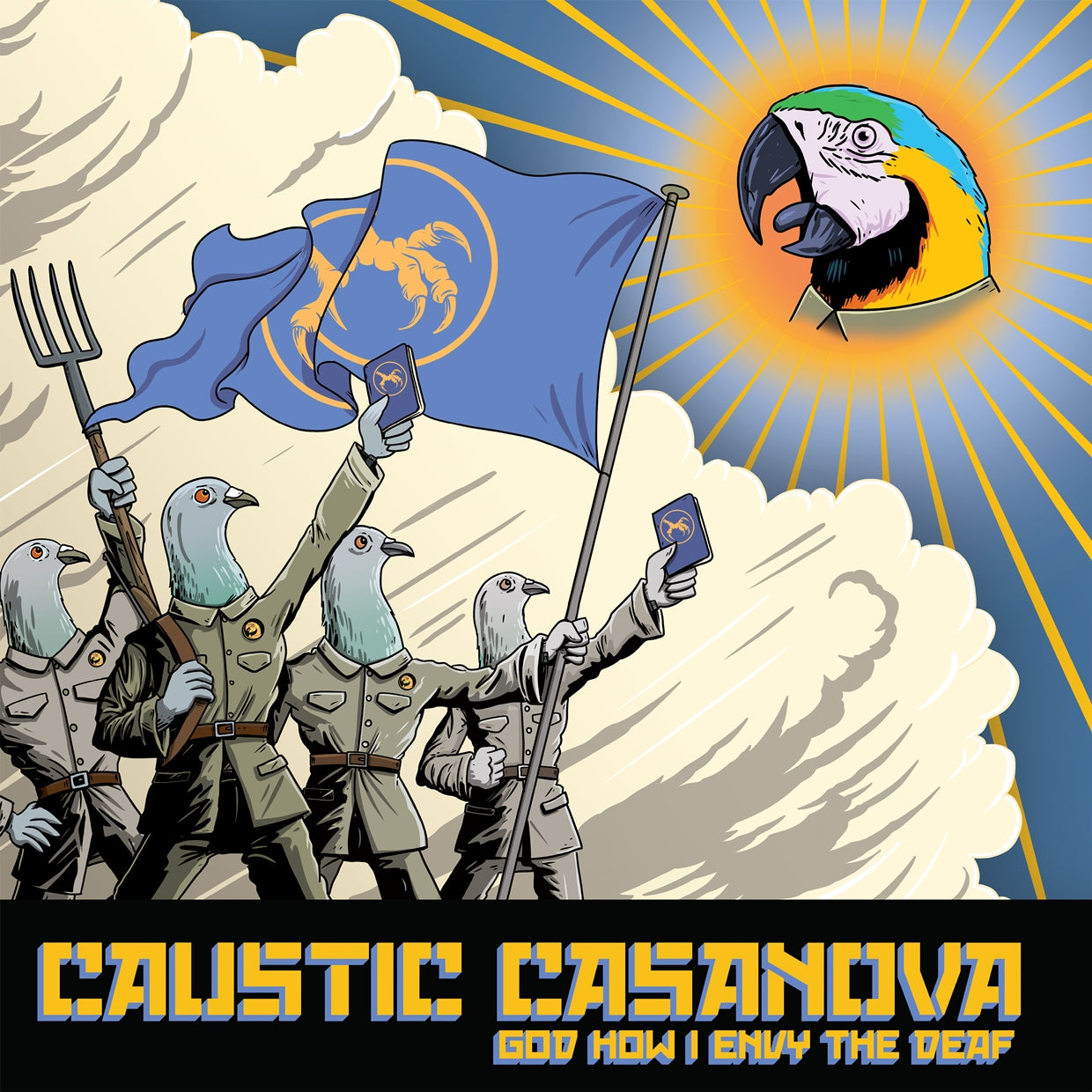 Caustic Casanova - God How I Envy The Deaf - Stoner Metal/Rock - LP